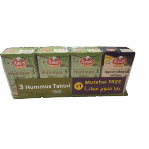 3 Houmous + 1 Moutabal gratuit