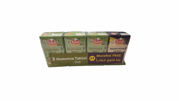 3 Houmous + 1 Moutabal gratuit